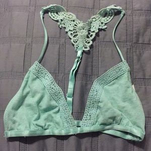 Sea-foam green bralette